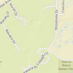 Perdido Bay Florida Street Map