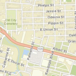 Jacksonville, Florida Street Map