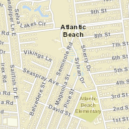 Atlantic Beach Florida Street Map
