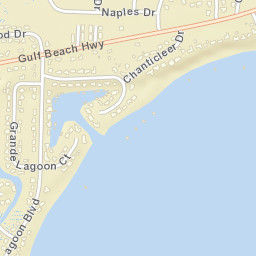 Chanticleer Florida Street Map