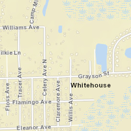 Whitehouse Florida Street Map