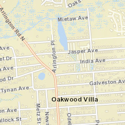 Oakwood Villa Florida Street Map