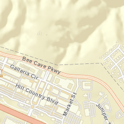 13412 Galleria Parkway, Hill Country Galleria Street Map