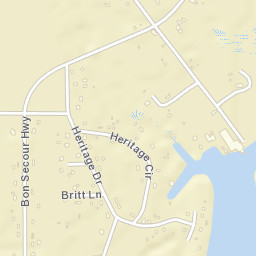 Bon Secour Alabama Street Map