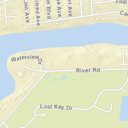 Gulf Beach Heights Florida Street Map