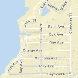 Bayhead Florida Street Map