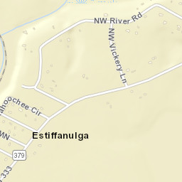 Estiffanulga Florida Street Map