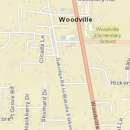 Woodville Florida Street Map