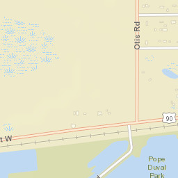 Otis Florida Street Map