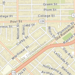 Murray Hill Florida Street Map