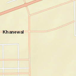 Khanewal Street Map