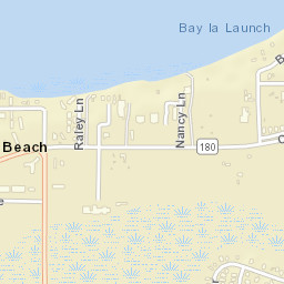 Orange Beach Alabama Street Map