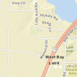 West Bay Florida Street Map