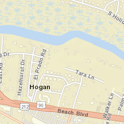 Hogan Florida Street Map