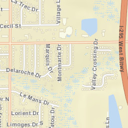 Normandy Village Florida Street Map