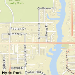 Hyde Park Florida Street Map