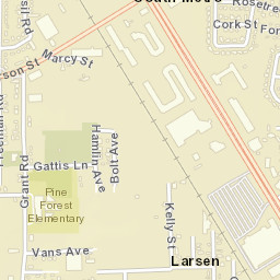 South Metro Florida Street Map