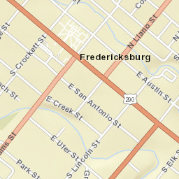 116 North Adams Street, Fredericksburg, TX Street Map