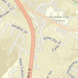 4102-4198 Westbank Drive, Austin, TX Street Map