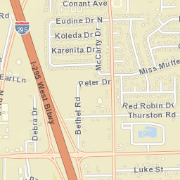 Sweetwater Florida Street Map