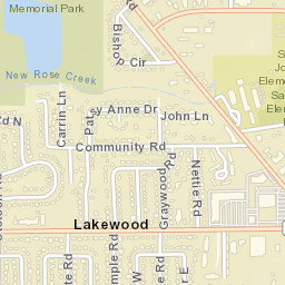 Lakewood Florida Street Map