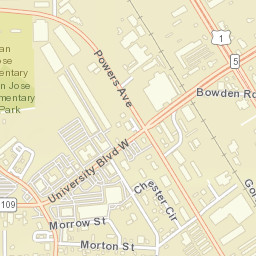 Bowden Florida Street Map