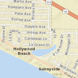 Sunnyside Florida Street Map