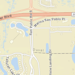 Oak Landing Florida Street Map