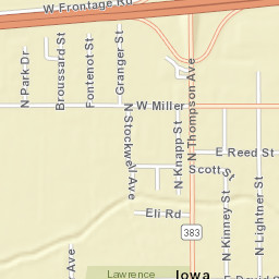 Interstate 10, Iowa, LA 70647, USA Street Map
