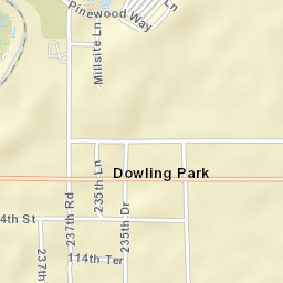 Dowling Park Florida Street Map