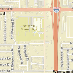 Westwood Florida Street Map