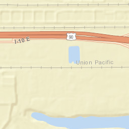 U.S. 90, Westlake, LA 70669, USA Street Map