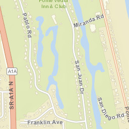 Ponte Vedra Beach Florida Street Map