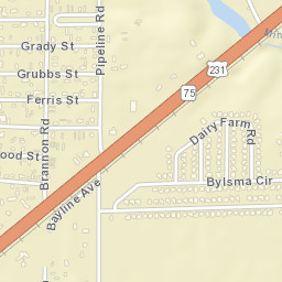 Brannonville Florida Street Map