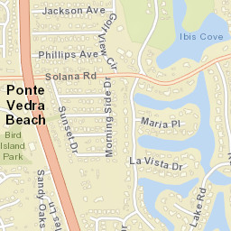 Ponte Vedra Florida Street Map