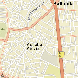 Bhatinda Street Map