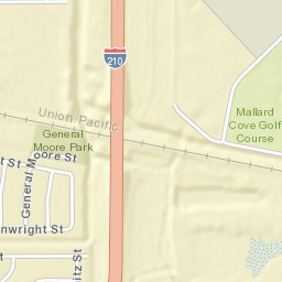 Interstate 210, Lake Charles, LA 70615 Street Map