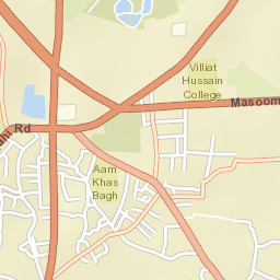 Multan Street Map