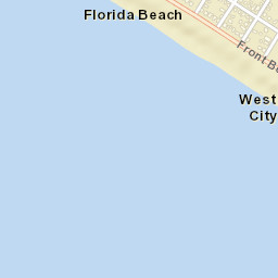 Florida Beach Florida Street Map