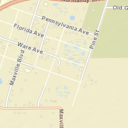 Maxville Florida Street Map