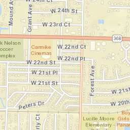 Bayview Florida Street Map