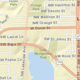 Lake City Florida Street Map