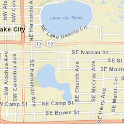 192 Northwest Hamilton Street, Lake City Street Map