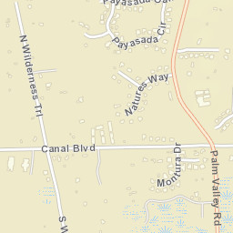 Palm Valley Florida Street Map