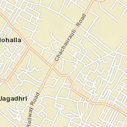 Jagadhri Street Map