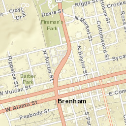 118 South Park Street Brenham TX 77833 Street Map