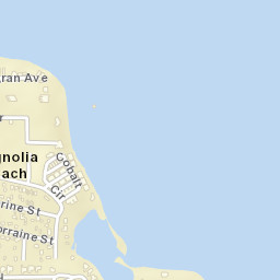 Magnolia Beach Florida Street Map