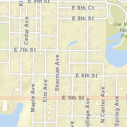 Glenwood Florida Street Map