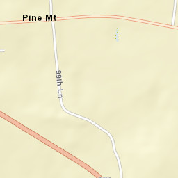 Pine Mount Florida Street Map