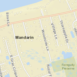Mandarin Florida Street Map